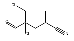 Pentanenitrile, 4-chloro-4-(chloromethyl)-2-methyl-5-oxo-