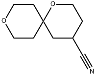 1,9-Dioxaspiro[5.5]undecane-4-carbonitrile Struktur