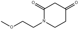 1-(2-Methoxyethyl)piperidine-2,4-dione Struktur