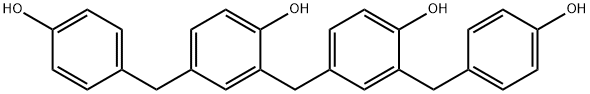 Phenol, 2-[[4-hydroxy-3-[(4-hydroxyphenyl)methyl]phenyl]methyl]-4-[(4-hydroxyphenyl)methyl]- Struktur