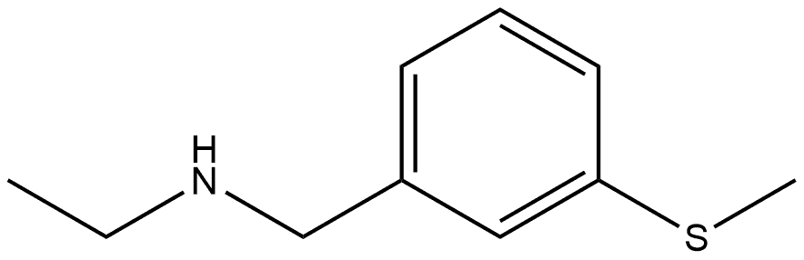 N-Ethyl-3-(methylthio)benzenemethanamine Struktur