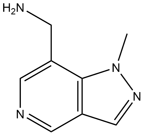 1-Methyl-1H-pyrazolo[4,3-c]pyridine-7-methanamine Struktur