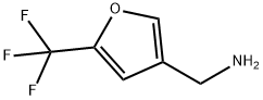 3-Furanmethanamine, 5-(trifluoromethyl)- Struktur