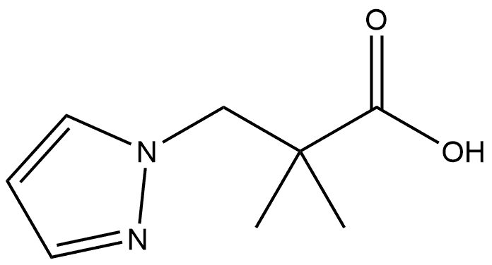 1H-pyrazole-1-propanolc acld Struktur