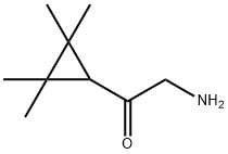 Ethanone, 2-amino-1-(2,2,3,3-tetramethylcyclopropyl)- Struktur