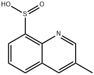 8-Quinolinesulfinic acid, 3-methyl- Struktur