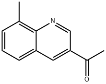 1-(8-methyl-3-quinolyl)ethanone Struktur