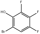 6-Bromo-2,3,4-trifluorophenol Structure