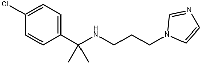 1H-Imidazole-1-propanamine, N-[1-(4-chlorophenyl)-1-methylethyl]- Struktur