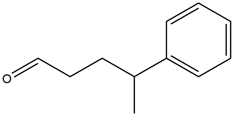 Benzenebutanal, γ-methyl- Struktur