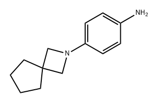 Benzenamine, 4-(2-azaspiro[3.4]oct-2-yl)- Struktur