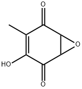 7-Oxabicyclo[4.1.0]hept-3-ene-2,5-dione, 3-hydroxy-4-methyl- Struktur