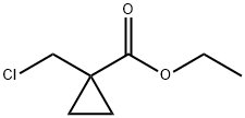 Cyclopropanecarboxylic acid, 1-(chloromethyl)-, ethyl ester Struktur