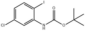 Carbamic acid, N-?(5-?chloro-?2-?iodophenyl)?-?, 1,?1-?dimethylethyl ester Struktur