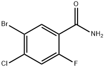 5-Bromo-4-chloro-2-fluorobenzamide Struktur