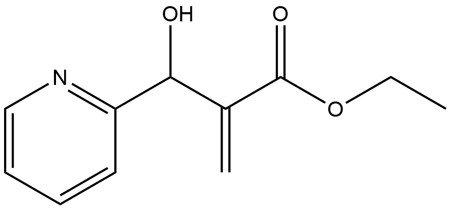 2-Pyridinepropanoic acid, β-hydroxy-α-methylene-, ethyl ester