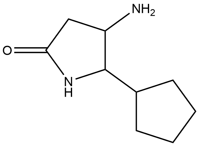 4-amino-5-cyclopentylpyrrolidin-2-one Struktur