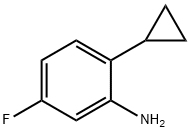 2-Cyclopropyl-5-fluoroaniline Structure