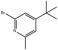 Pyridine, 2-bromo-4-(1,1-dimethylethyl)-6-methyl- Struktur