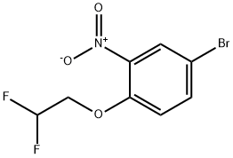 5-Bromo-2-(2,2-difluoroethoxy)nitrobenzene Struktur