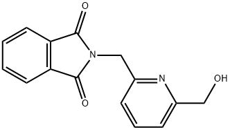 1H-Isoindole-1,3(2H)-dione, 2-[[6-(hydroxymethyl)-2-pyridinyl]methyl]- Struktur