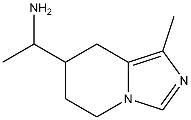 5,6,7,8-Tetrahydro-α,1-dimethylimidazo[1,5-a]pyridine-7-methanamine Struktur