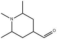 4-Piperidinecarboxaldehyde, 1,2,6-trimethyl- Struktur