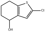 Benzo[b]thiophene-4-ol, 2-chloro-4,5,6,7-tetrahydro- Struktur