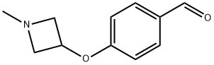 Benzaldehyde, 4-[(1-methyl-3-azetidinyl)oxy]- Struktur