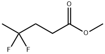 Pentanoic acid, 4,4-difluoro-, methyl ester Struktur