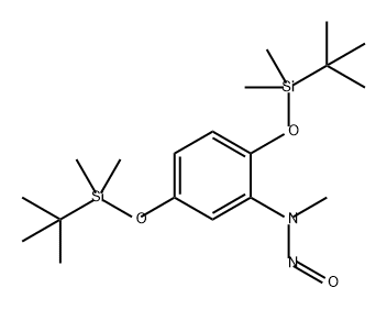 Benzenamine, 2,5-bis[[(1,1-dimethylethyl)dimethylsilyl]oxy]-N-methyl-N-nitroso-