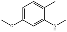 Benzenamine, 5-methoxy-N,2-dimethyl- Struktur