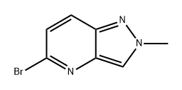 2H-Pyrazolo[4,3-b]pyridine, 5-bromo-2-methyl- Struktur