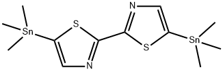 2,2'-Bithiazole, 5,5'-bis(trimethylstannyl)- Struktur