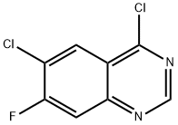 4,6-Dichloro-7-fluoroquinazoline Struktur