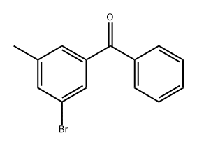 Methanone, (3-bromo-5-methylphenyl)phenyl- Struktur