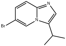 Imidazo[1,2-a]pyridine, 6-bromo-3-(1-methylethyl)- Struktur