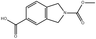 2H-Isoindole-2,5-dicarboxylic acid, 1,3-dihydro-, 2-methyl ester Struktur