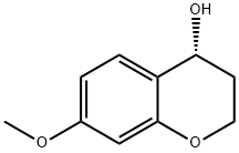 2H-1-Benzopyran-4-ol, 3,4-dihydro-7-methoxy-, (4R)- Struktur