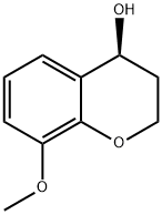 2H-1-Benzopyran-4-ol, 3,4-dihydro-8-methoxy-, (4S)- Struktur