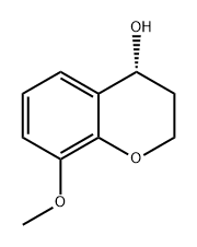 2H-1-Benzopyran-4-ol, 3,4-dihydro-8-methoxy-, (4R)- Struktur