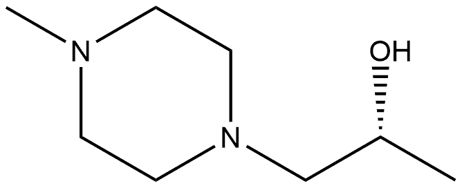 (2R)-1-(4-methylpiperazin-1-yl)propan-2-ol Struktur