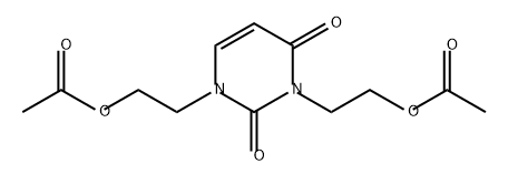 2,4(1H,3H)-Pyrimidinedione, 1,3-bis[2-(acetyloxy)ethyl]-