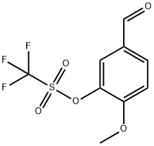 Methanesulfonic acid, 1,1,1-trifluoro-, 5-formyl-2-methoxyphenyl ester