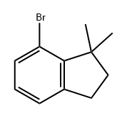 1H-Indene, 7-bromo-2,3-dihydro-1,1-dimethyl- Struktur