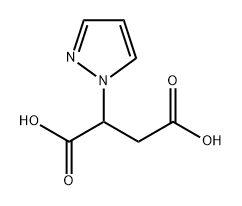 Butanedioic acid, 2-(1H-pyrazol-1-yl)- Struktur