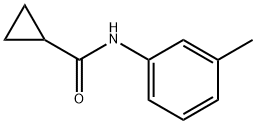 Cyclopropanecarboxamide, N-(3-methylphenyl)- Struktur