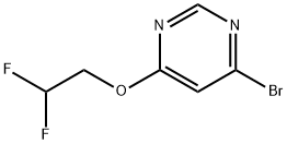 4-Bromo-6-(2,2-difluoroethoxy)pyrimidine Struktur