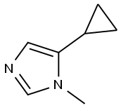 1H-Imidazole, 5-cyclopropyl-1-methyl- Structure