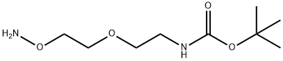 Aminooxy-PEG1-NH-Boc Struktur